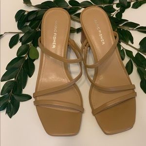 Marc fisher square toe sandals